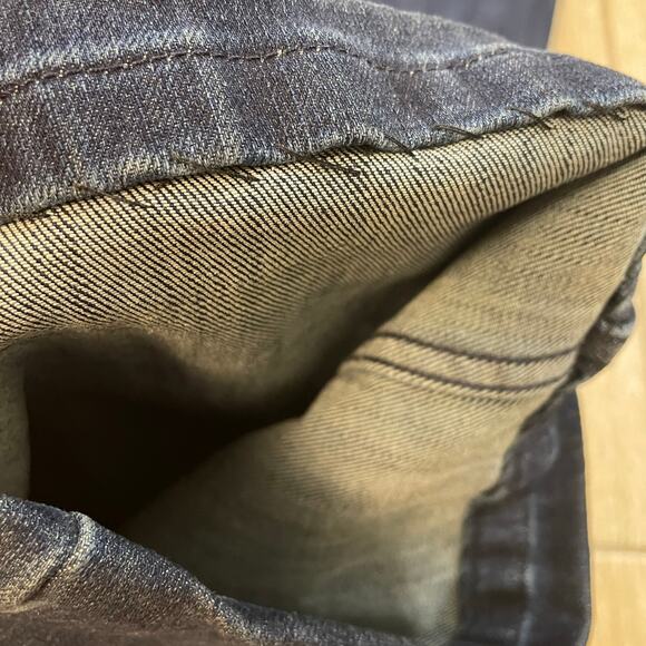 Soft Surroundings Pull-On Wide Leg Denim Pants Women’s S Blue Elastic Waist 29” - Picture 8 of 9